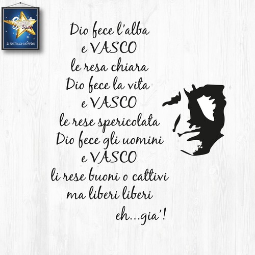 Adesivo wall sticker - wall, vasco