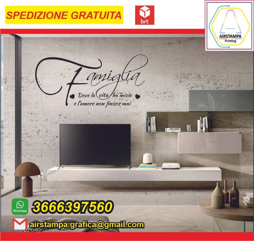 Adesivi murali frasi - , famiglia