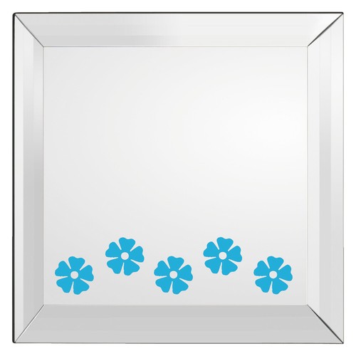 Adesivi fiori vinile - 20, x