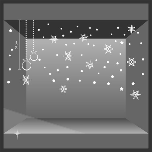Vetrofanie natale wall sticker - vetrofanie,