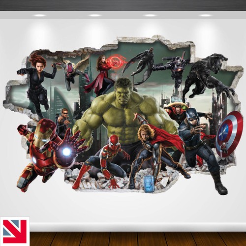 Adesivo murale avengers - murale,