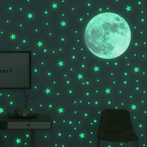 103 pezzi adesivi - pezzi, luna