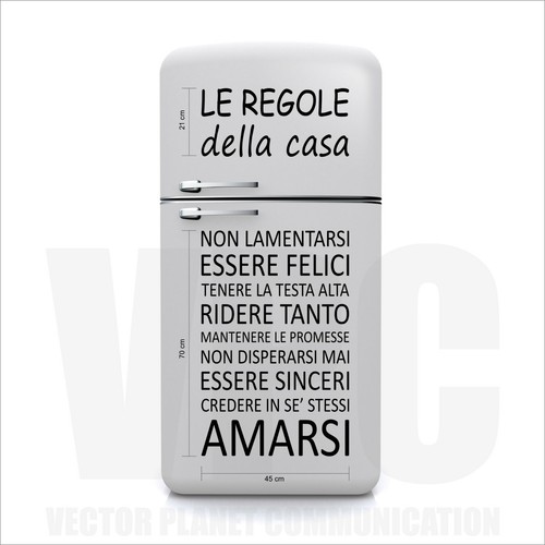 Wall stickers frasi regole - frasi, le
