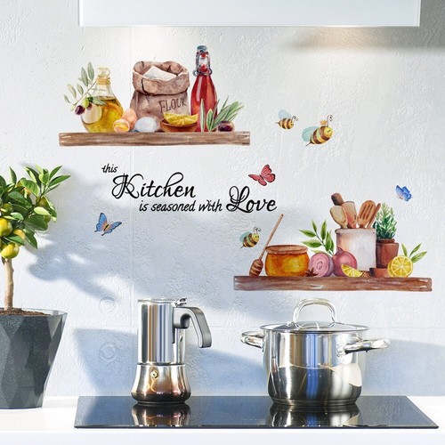 Adesivo murale grande cucina