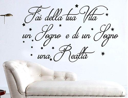 Adesivi murali frasi sogno - murali,