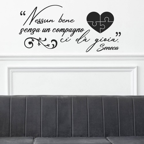 Adesivo murale frase seneca - frase,