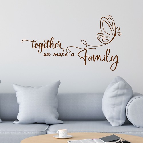 Adesivo murale frase - adesivo, famiglia